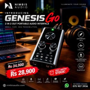 Genesis Go 2-in/2-out Portable USB Audio Interface